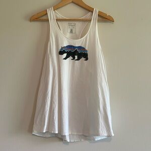 Women’s White Bear Patagonia Tank Top.